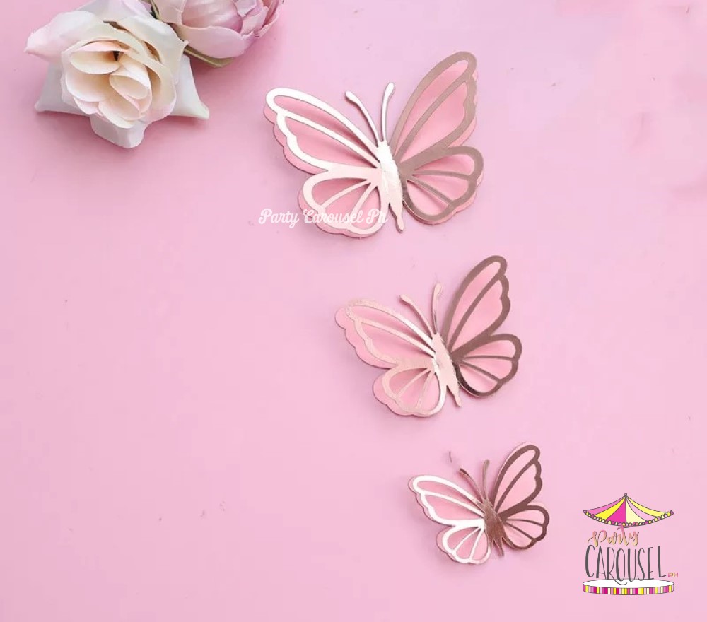 3dbutterflydarkpink