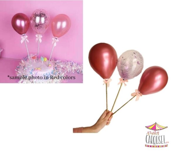 balloontoprrosegold
