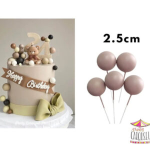 balltopper2.5cmltbrown