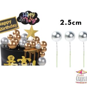 balltopper2.5cmsilvr